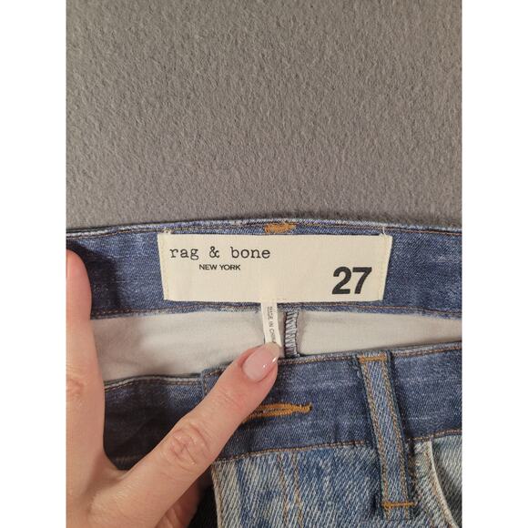 Rag & Bone Stretch Miramar Nina Cigarette Jean Pants – Bryon Wash, Size 27, NWOT - Picture 13 of 14